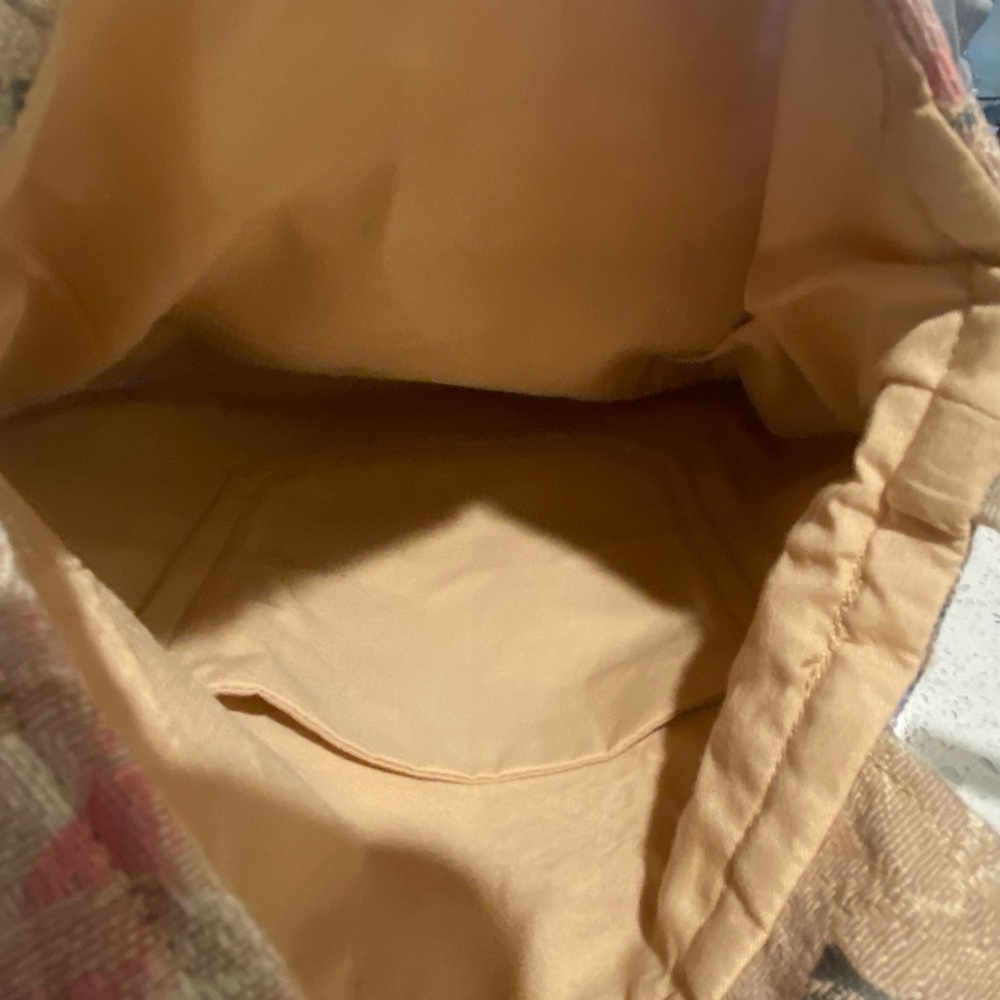 Floral Tan Women's Bag - Picture 6 of 7